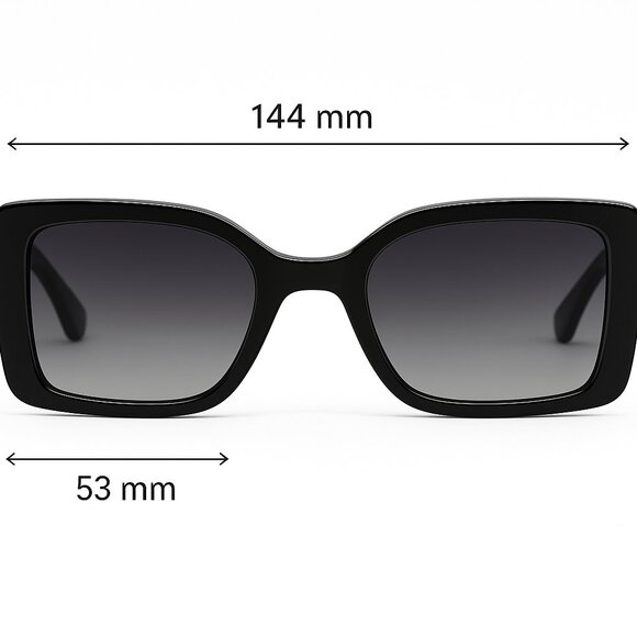 NEW WILD ROYALE Oversized Iconic Glam Trendy Designer Style Sunglasses Black - Picture 5 of 6